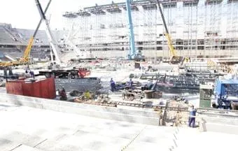 Mais de 14 mil m² de pisos da Tecnogran revestem a Arena da Baixada