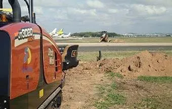 Perfuração subterrânea atravessa pistas de Congonhas