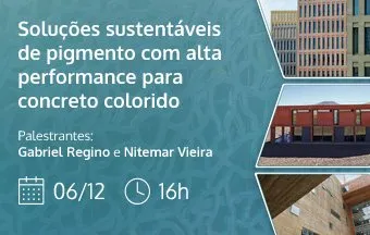 Palestra aborda especificação de concreto colorido para arquitetura