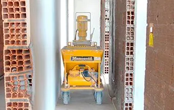 Projetor de argamassa agiliza e aumenta produtividade na obra