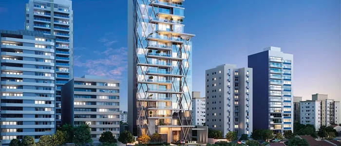 A sustentabilidade era um dos pilares do Residencial LLUM Batel. Foto: Divulgação/Construtora Laguna