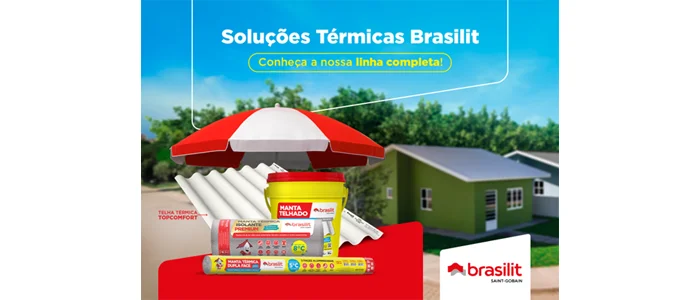 A Brasilit possui uma linha ideal para combater o calor nas estruturas (Foto: Divulgação/Brasilit)